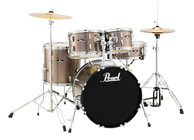 Pearl Drums RS505C/C707 5-Piece Drum Set in Bronze Metallic with Cymbals and Hardware
