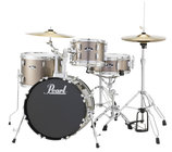 Pearl Drums RS584C/C707 4-Piece Drum Set in Bronze Metallic with Cymbals and Hardware