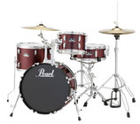 Pearl Drums RS584C/C91 4-Piece Drum Set in Wine Red with Cymbals and Hardware