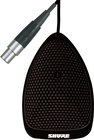 Shure MX391/S Microflex Supercardioid Boundary Mic with Attached 12' Cable and  Preamp, Black