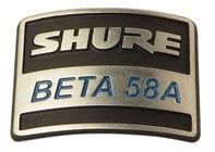 Shure 39E926  Nameplate for B58A