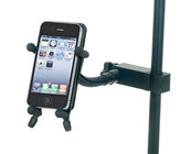 System X Series Smartphone Holder with Tube Clamp in Red