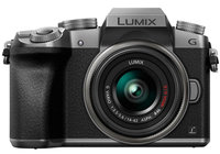 Panasonic DMC-G7KS 16MP LUMIX G7 Interchangeable Lens Camera Kit with 14-42mm Lens in Silver