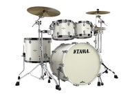 4 Piece Starclassic Bubinga Shell Pack in Satin Pearl White Finish