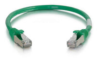Cables To Go 00827 3 ft CAT6 Snagless Shielded (STP) Network Patch Cable, Green