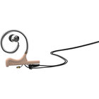 d:fine Single In-Ear Broadcast Headset Mount, Beige, Microdot, Single-Ear, 3 Pin Lemo