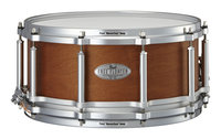 Pearl Drums FTMMH1465322 Free Floating 14" x 6.5" Snare Drum with Satin Mahogany on Maple Finish