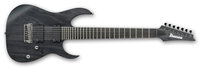 Iron Label 7-String HH Electric Guitar in Transparent Gray Flat Finish