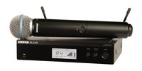 Shure BLX24R/B58-H10 Wireless Rackmount System with Beta 58A Handheld Mic, H10 Band