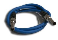 2 ft HD Coaxial Patch Cable in Blue, Midsize-Midsize