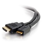 Cables To Go 50619 HDMI to HDMI Mini Cable with Ethernet 6 ft High Speed HDMI to HDMI Mini Bi-Direction Adapter Cable, Black