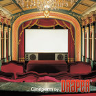 Draper 251127  54" x 96" Cineperm Matt White Fixed Projection Screen