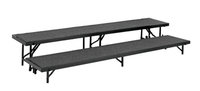 National Public Seating RS2LC Riser, 2 Level, carpeted, includes: RS8C, RS16C