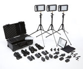 Compact Bi-Color LED Fixture Kit with Batteries