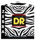 Medium ZEBRA Nickel-Plated Steel/RARE Phosphor Bronze Acoustic/Electric Guitar Strings