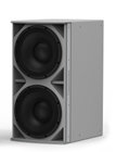 Biamp IS6-212WR Dual 12" Medium Power Subwoofer, Weather Resistant, Gray