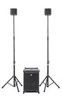 Portable Stereo PA System with 2x Nano Satellite Speakers and a 602 10'' Subwoofer