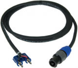 Pro Co S14BN-3 3' Speakon to Banana Plug 14AWG Speaker Cable