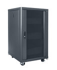 Lowell LCDR-1824  Configured Design 18 Unit Rack, 24" Deep, Black