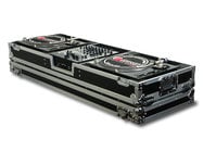 Odyssey FZDJ12W 50"x8"x22" Universal Turntable DJ Coffin with Wheels