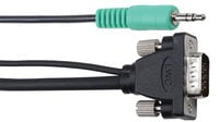 Liberty AV E-MVAM-M-15  Micro VGA Cable with Companion 3.5mm Stereo Audio, 15 ft