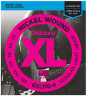 D`Addario EXL170-6 .032-.130" XL Nickel Long Scale Electric Bass Strings