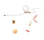 DPA 4288-DC-F-F00-LE 4288 Cardioid Flex Earset Mic with 120mm Boom and MicroDot Connector, Beige