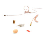 DPA 4288-DC-F-F34-LE 4288 Cardioid Flex Earset Mic with 120mm Boom and 1/8" Mini-Jack, Beige