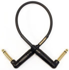 Mogami GOLD-INSTRUMENT1.5RR 1.5 ft. Right Angle TS to Right Angle TS Pedal/Accessory Patch Cable