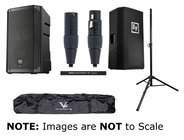 Electro-Voice ELX200-10P Bundle Bundle with ELX200-10P Loudspeaker, Speaker Cover, Speaker Stand, Stand Bag and Cable