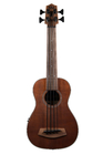 Solid Mahogany U-BASS Fretless Bass Ukulele