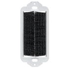 Leviton 41075-DBE  Decora Brush Passthrough Insert, Black