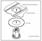 JBL MTC-24TR Trim Ring Retrofit for Control 24C / CT