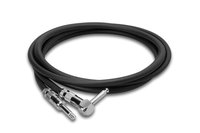 Zaolla ZGT-020R Straight to Right-Angle Guitar Cable, 20 ft