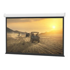 Da-Lite 34468L-BLACK 87" x 139" Cosmopolitan Electrol Matte White Projection Screen, LVC, Black