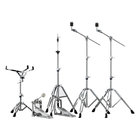 Yamaha HW-680W Double-Braced Hardware Pack 2 Boom Cymbal Stands, Snare Stand, Hi-hat Stand and Bass Drum Pedal