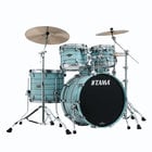 Tama Starclassic Walnut / Birch 5-Piece Shell Pack 22"x16" Bass Drum, 10"x8" and 12"x9" Rack Toms, 14"x12" and 16"x14" Floor Toms in Lacquer Finish