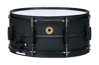 Tama Metalworks Steel Snare Drum 14"x6.5" Steel Shell Snare Drum with Matte Black Shell Hardware
