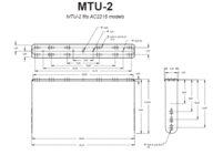 JBL MTU-2 U Bracket For Model AC2215