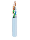 1000 ft 4-Pair 24AWG CAT5e Plenum Rated Cable with White Jacket