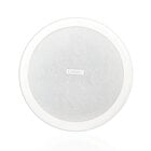 QSC AC-C6T 6.5" 2-Way Ceiling Speaker, 70/100V with C-ring and Rails