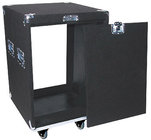 18.5" Pro amplifier Rack, 14 Rack Units with Wheels