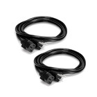 Hosa PWC148-TWO-K  8' AC Power Cable 2 Pack Bundle 
