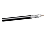West Penn 841BK1000 1000' RG6 18AWG Shielded Coaxial Cable, Black
