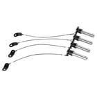 RCF AC-4PIN-HDL20-R Rear Lock Pins for HDL 20-A and HDL 18-AS Speaker Systems, 4 Pack