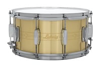 Ludwig LBR0714  7x14 Laser-Etched Brass Shell, Flat Imperial Lugs 