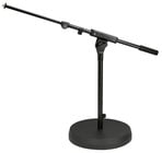 K&M 25960 17" Low-Profile Microphone Stand with 16.7"-28.5" Boom Arm