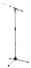 K&M 210/9-CHROME 35"-63" Microphone Stand with 18"-30" Boom Arm, Chrome