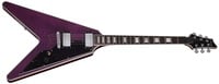 Schecter V1-CUSTOM-TPUR V-1 Custom Electric Guitar, Trans Purple Finish
