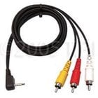 Hosa CBXL-6 3.5mm TRRS to RCA Composite & Stereo Audio Camcorder Cable 5 '